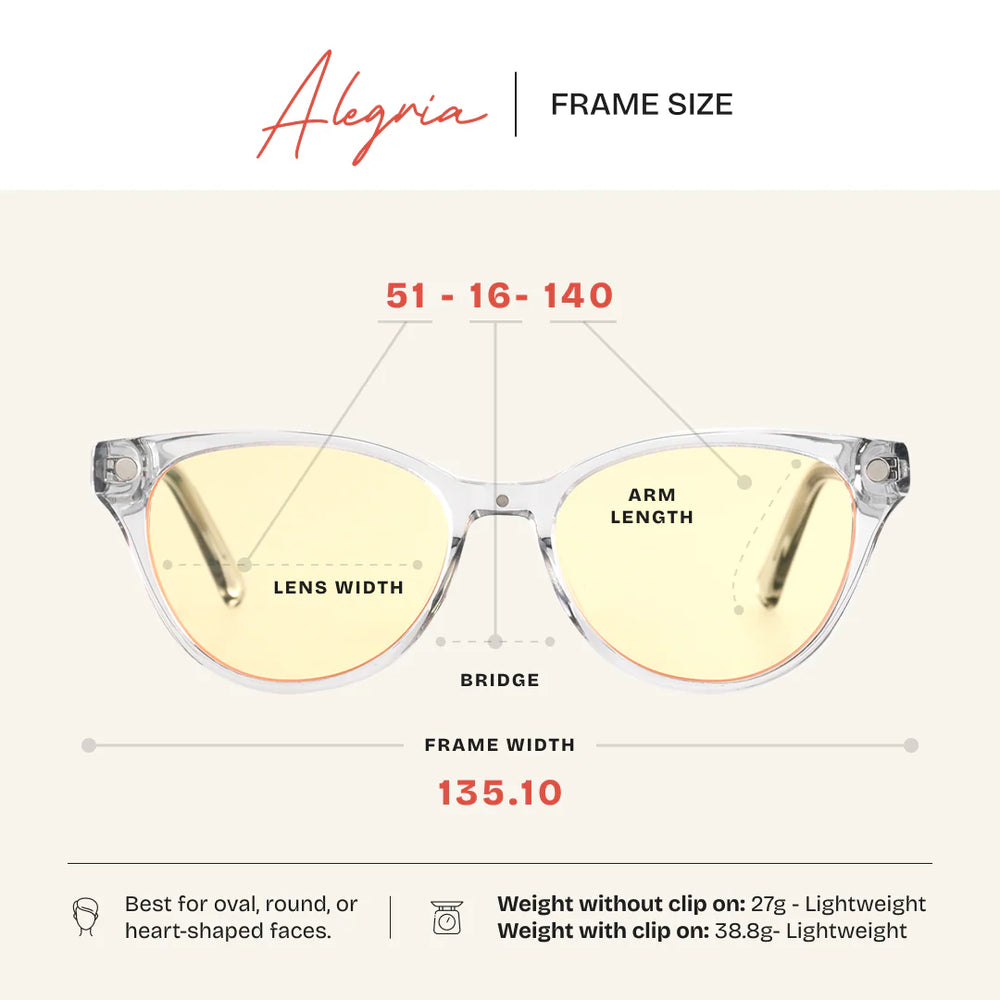 Alegria Clip'N'Go 3 in 1 Blue Light Blockers