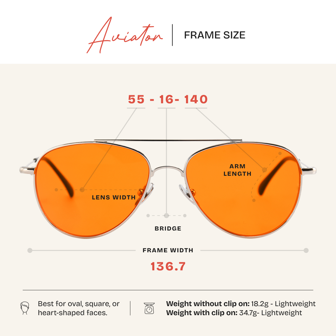 Aviator Magnetic Evening Blue Light Blockers