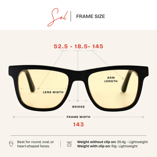 Sol Clip'N'Go 3-in-1 Blue Light Blockers